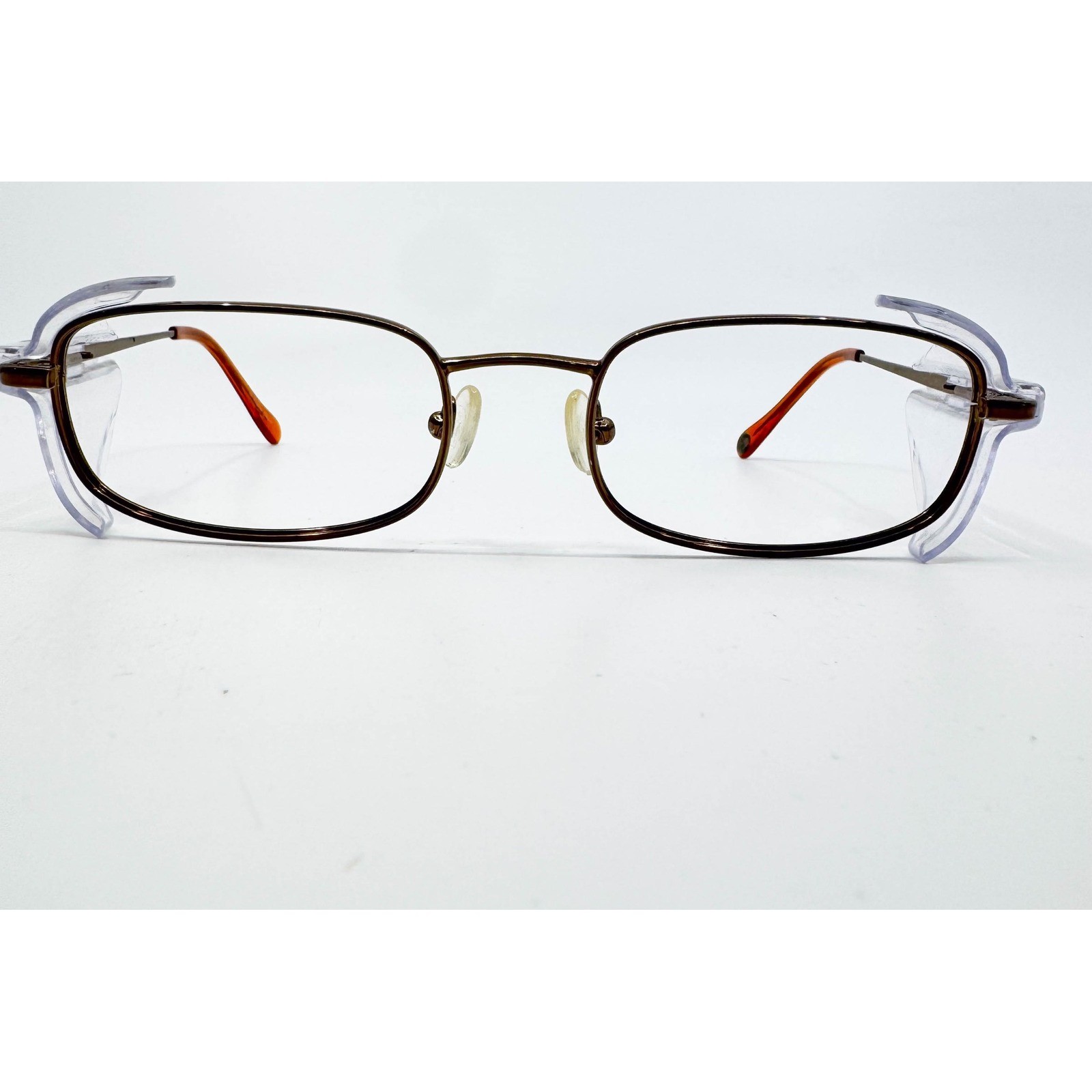 Hilco Safety Glasses Mens Brown Metal SG-122 ANSI Z87 52-19-145