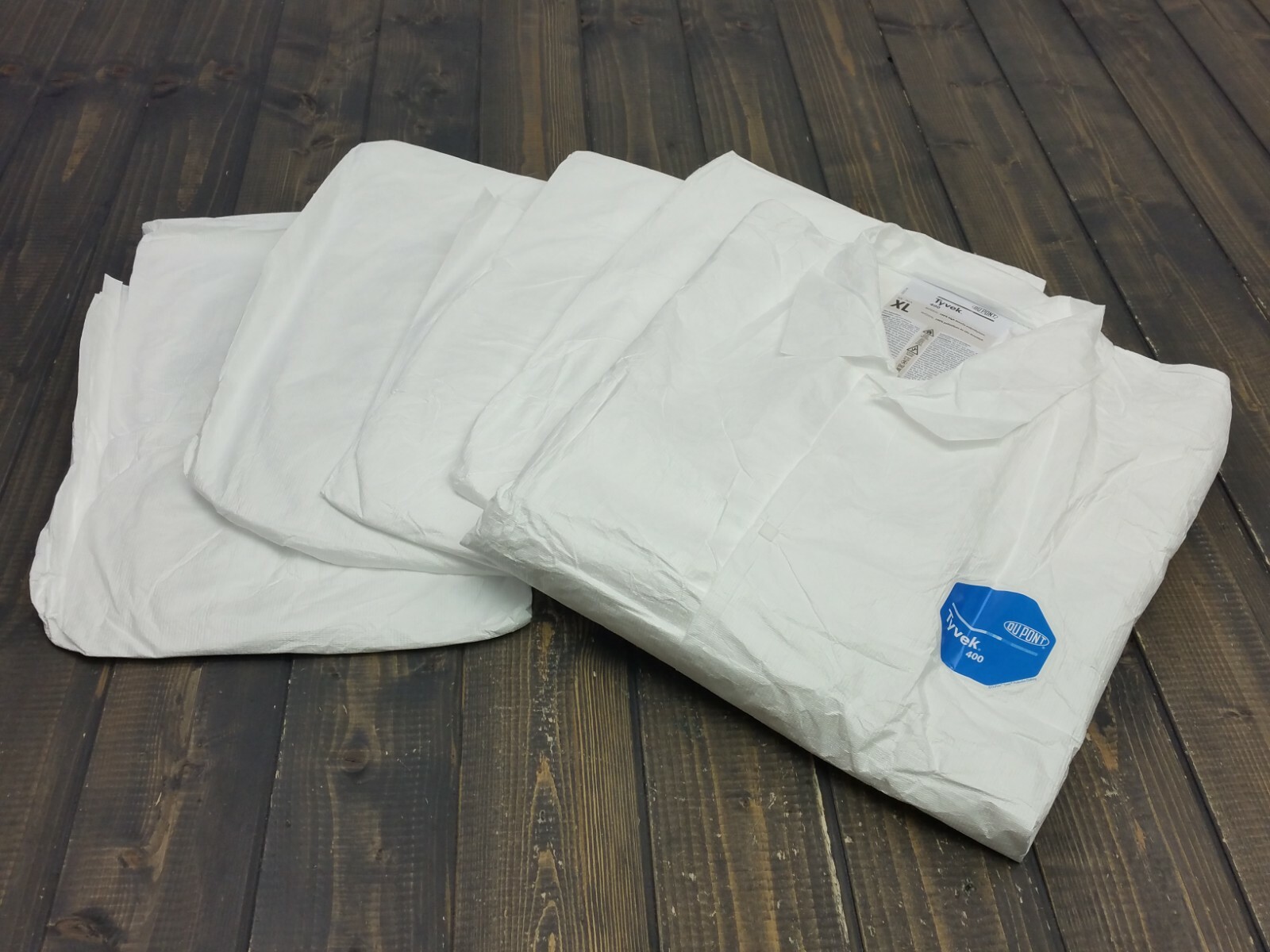 Dupont Tyvek 400 Labcoat Size XL Color WHITE Part # TY212SWHXL003000